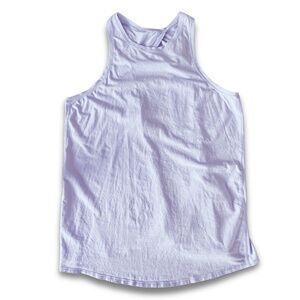 Lululemon Lavender Cross Back Tank Top Size 6 Athletic